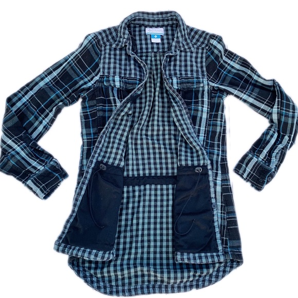 Columbia Contrast-Pattern Flannel Shirt - Picture 4 of 12